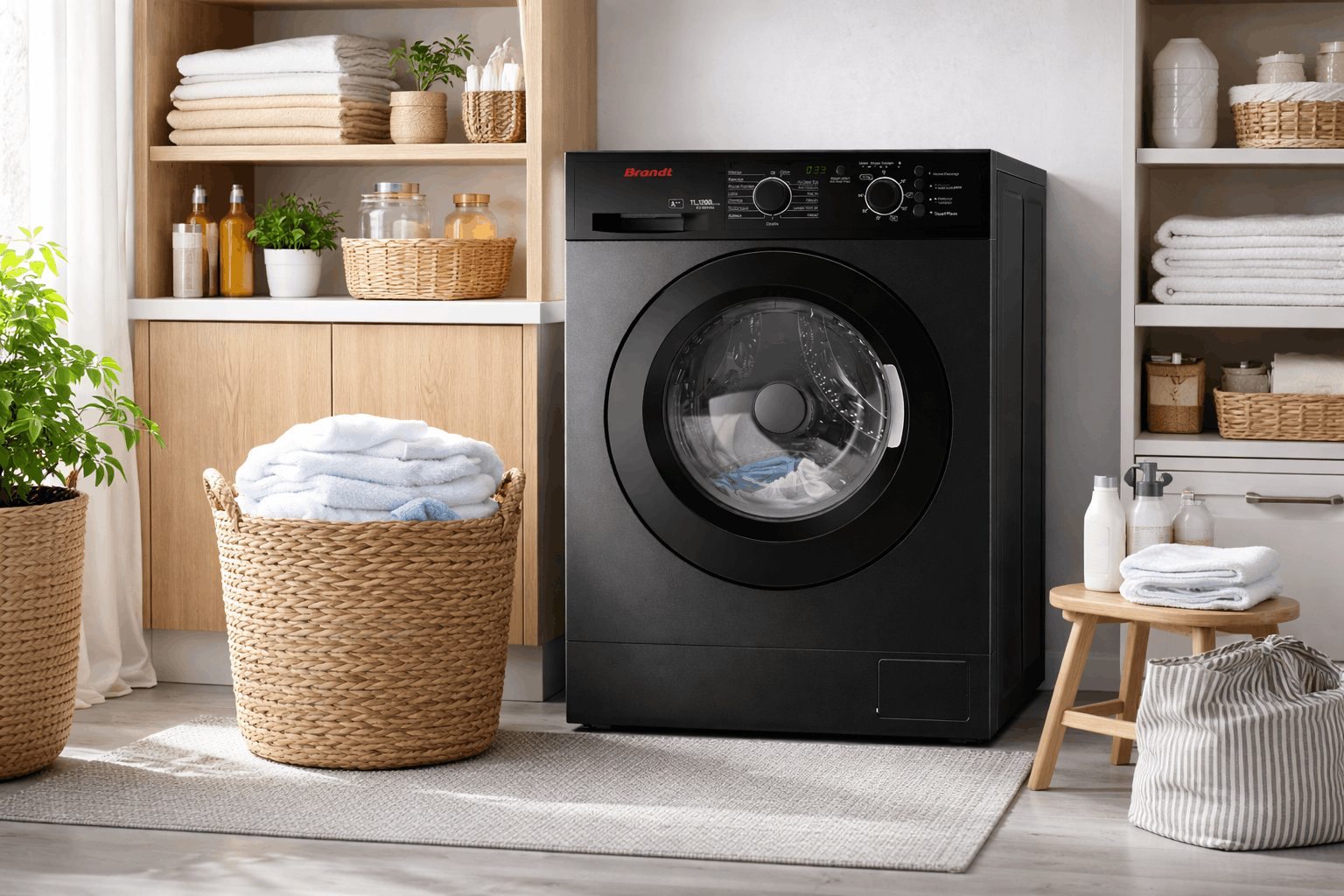 Machine À Laver 11KG 1200tr Dark Silver A+++ Black Edition